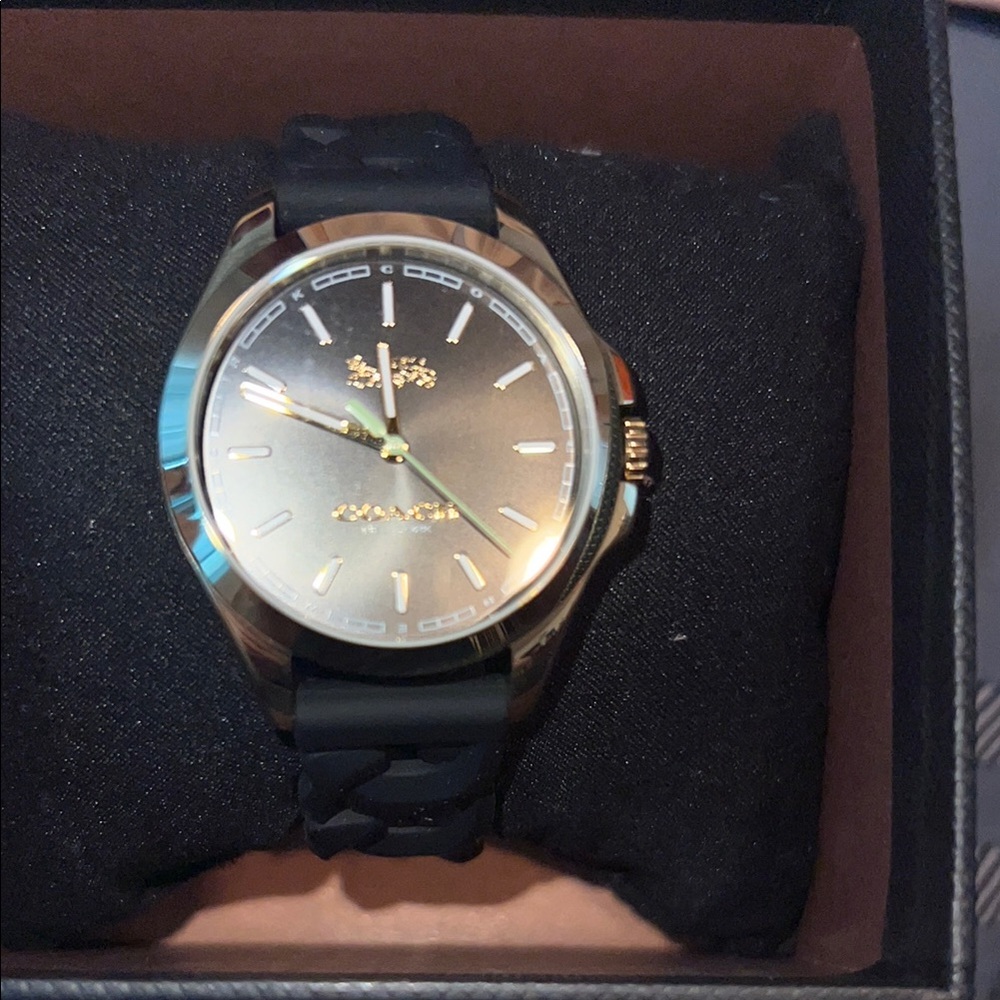 Gold and Black Watch